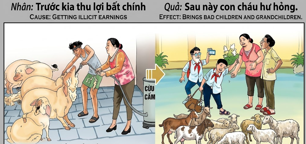 Tranh Nhân Quả Original