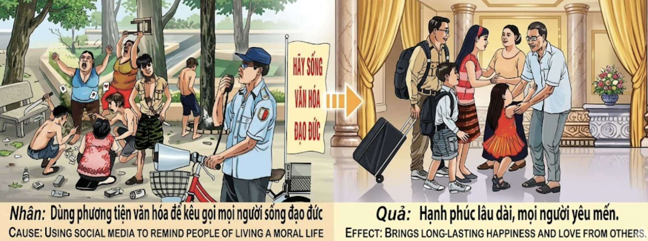 Tranh Nhân Quả Original