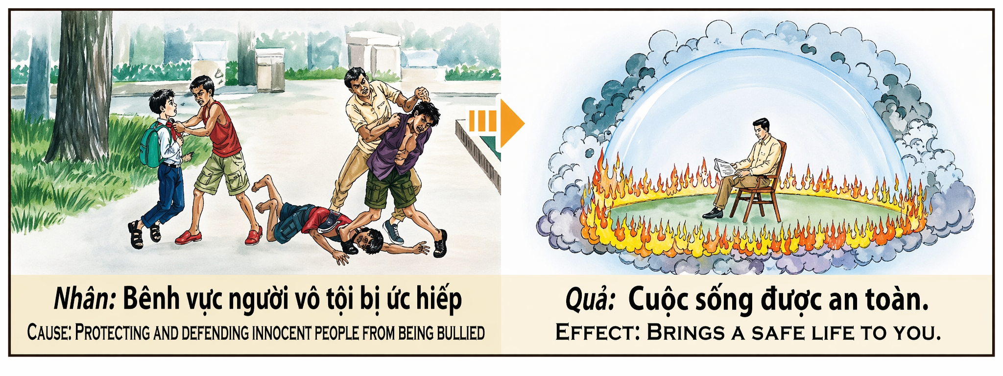 Tranh Nhân Quả Original