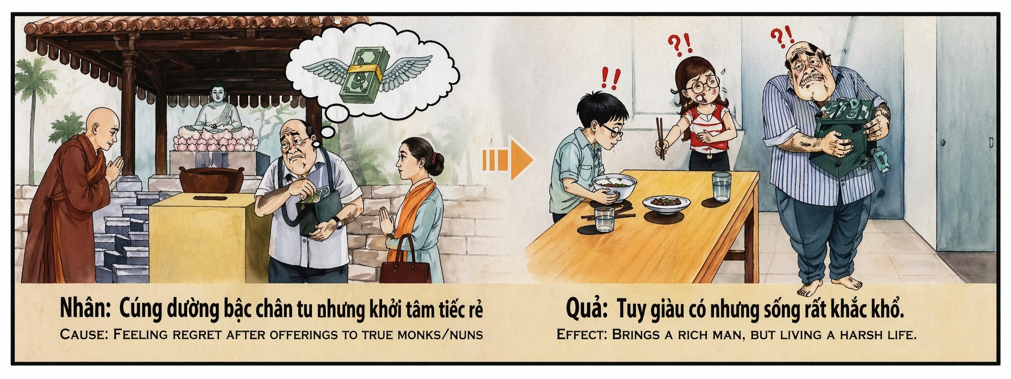 Tranh Nhân Quả Original