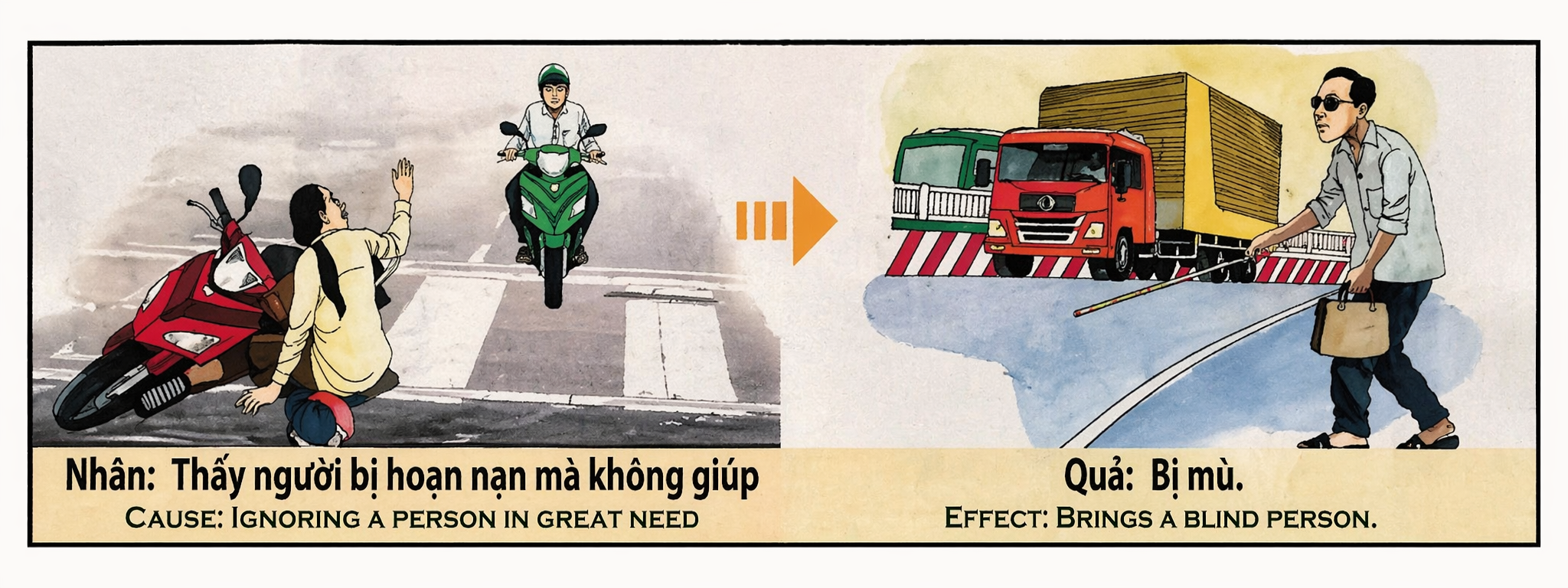 Tranh Nhân Quả Original