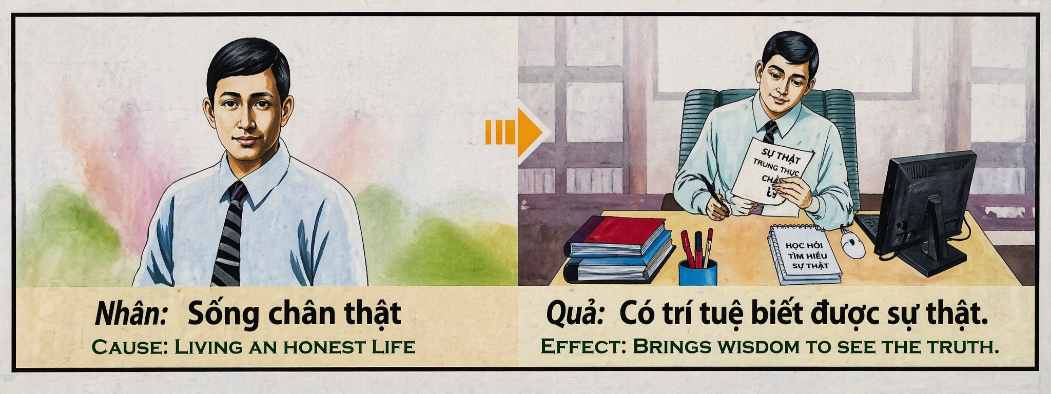 Tranh Nhân Quả Original