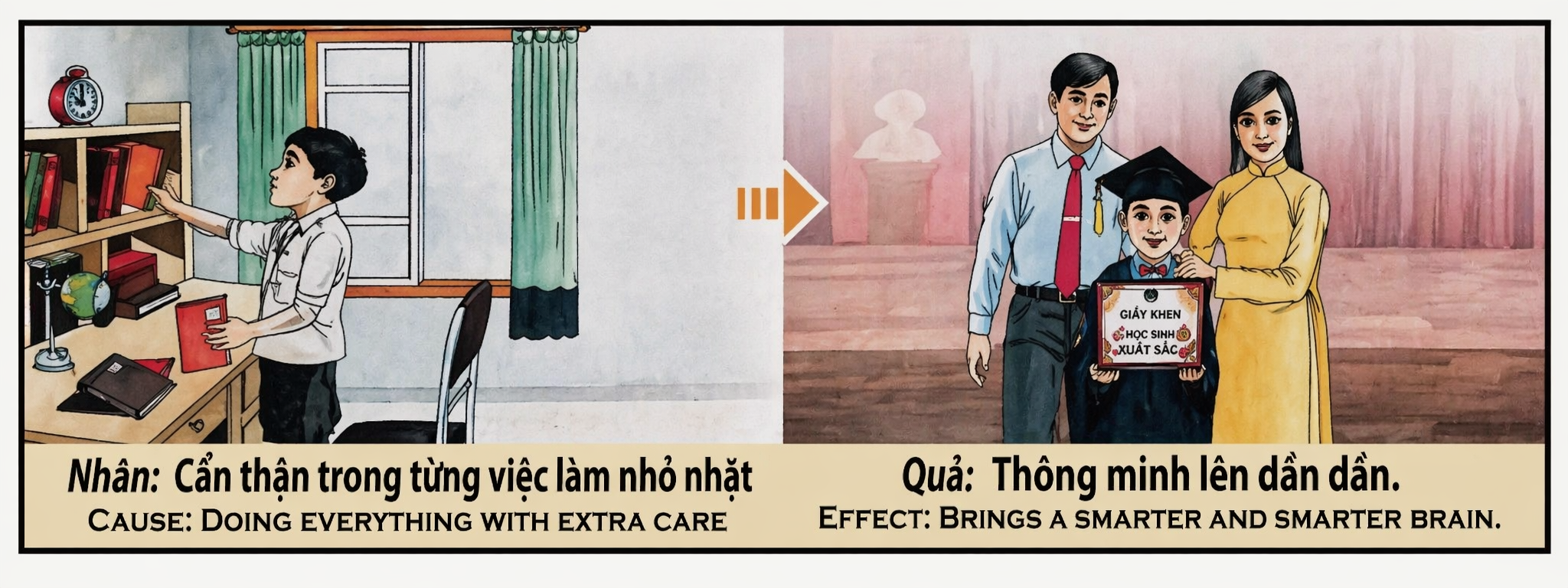 Tranh Nhân Quả Original