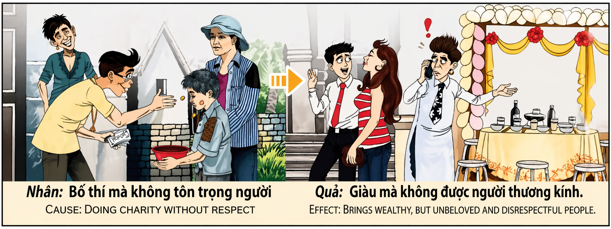Tranh Nhân Quả Original