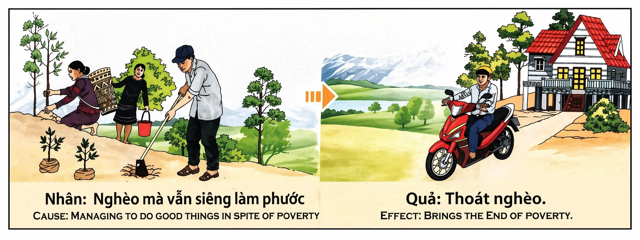Tranh Nhân Quả Original