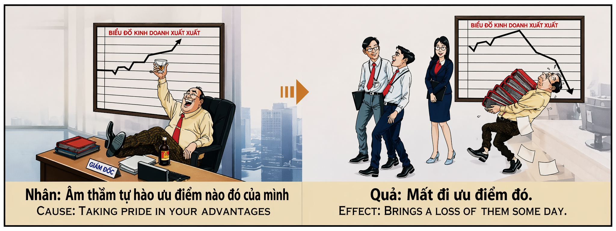 Tranh Nhân Quả Original