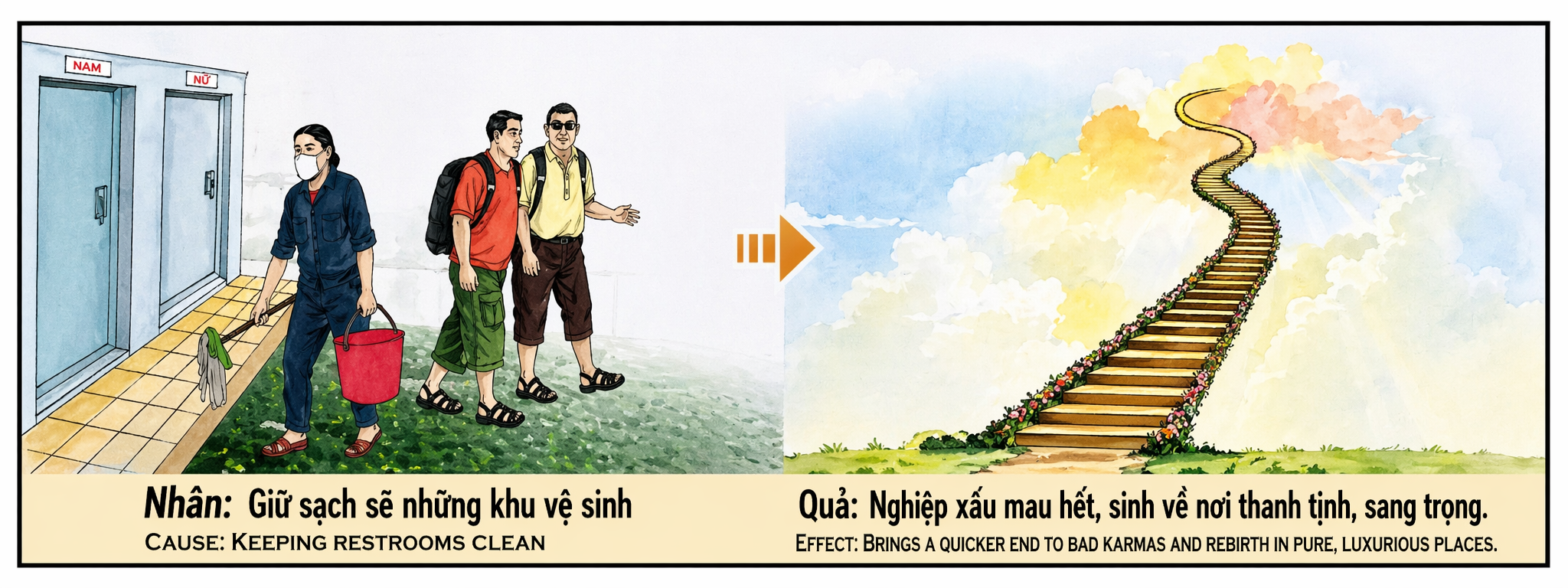 Tranh Nhân Quả Original