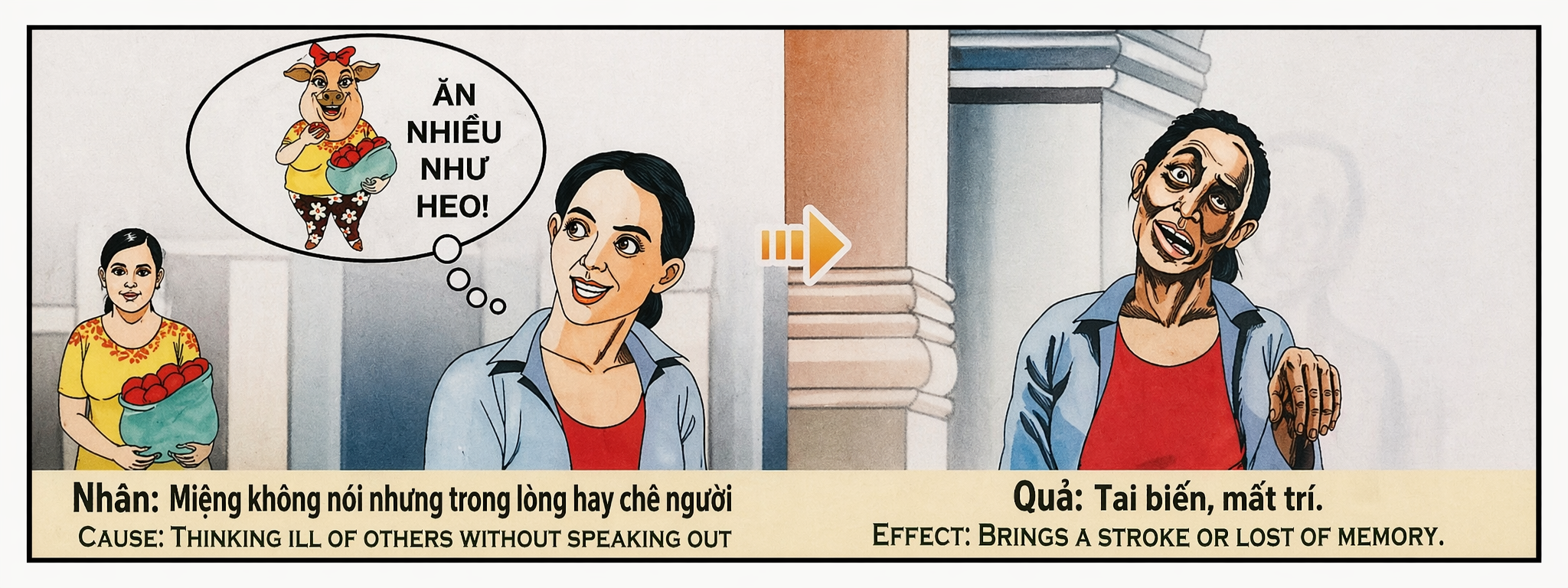 Tranh Nhân Quả Original