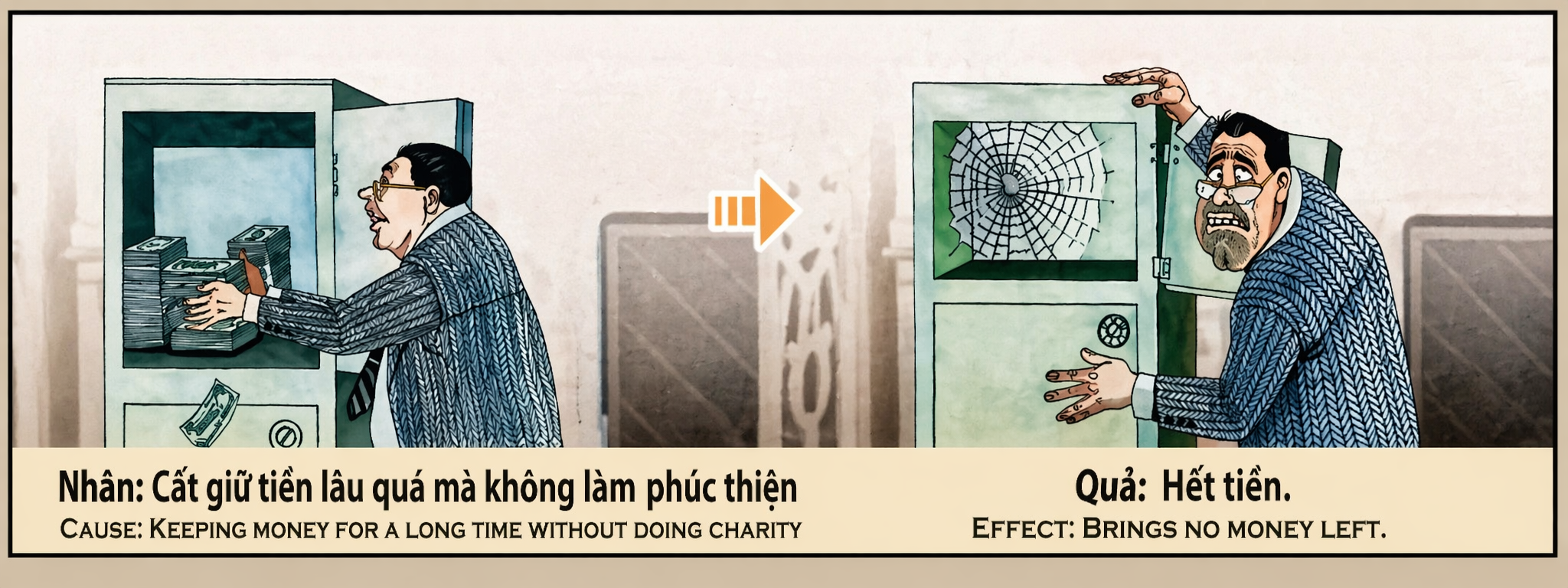 Tranh Nhân Quả Original