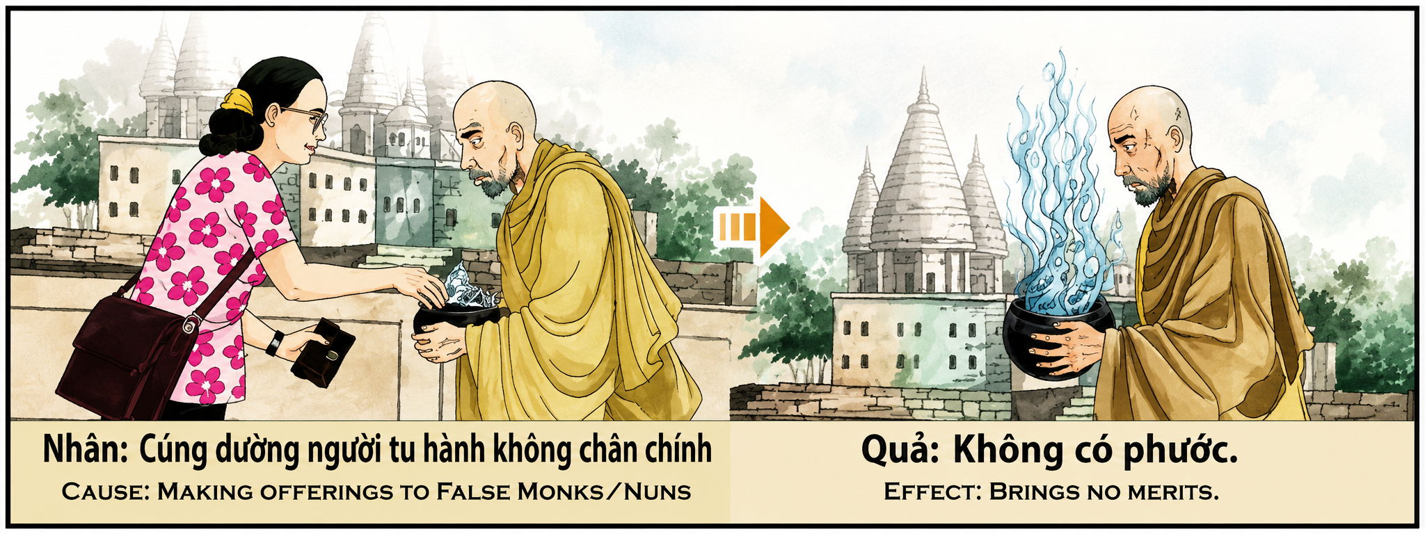 Tranh Nhân Quả Original