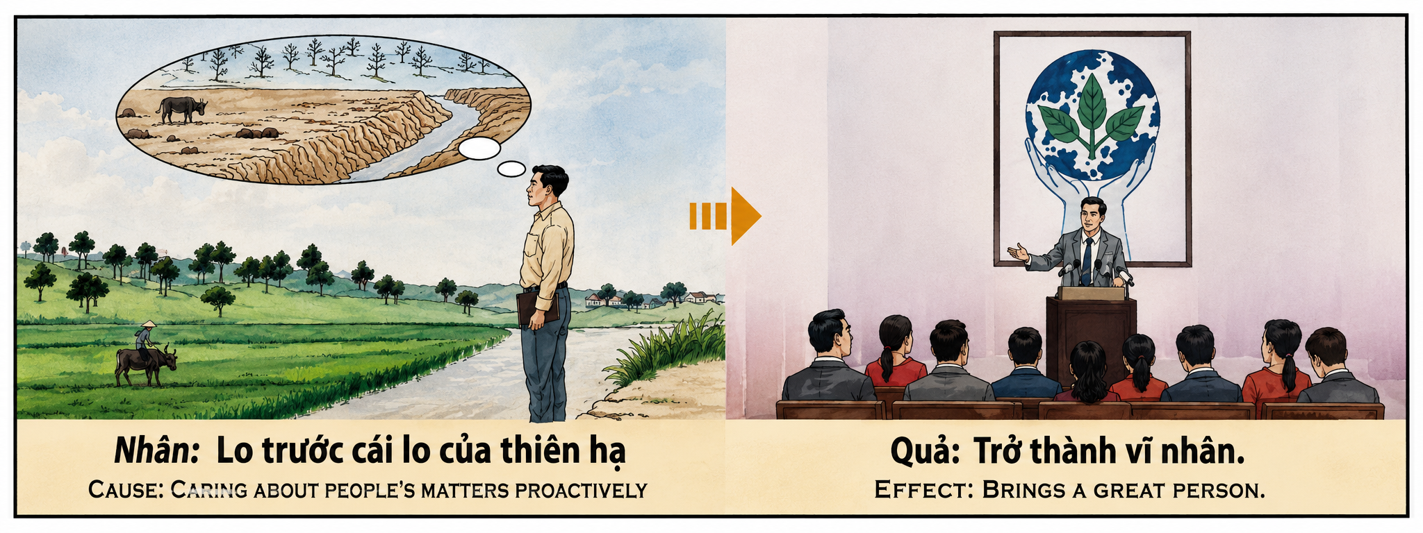 Tranh Nhân Quả Original