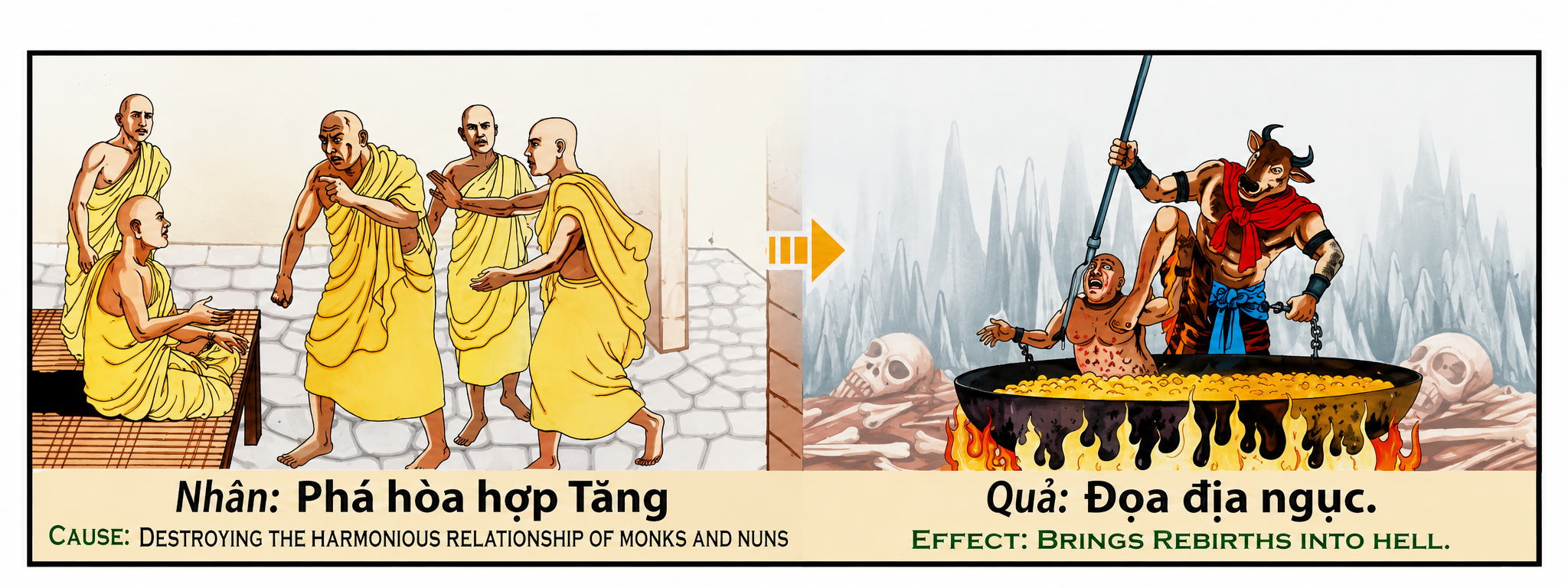Tranh Nhân Quả Original