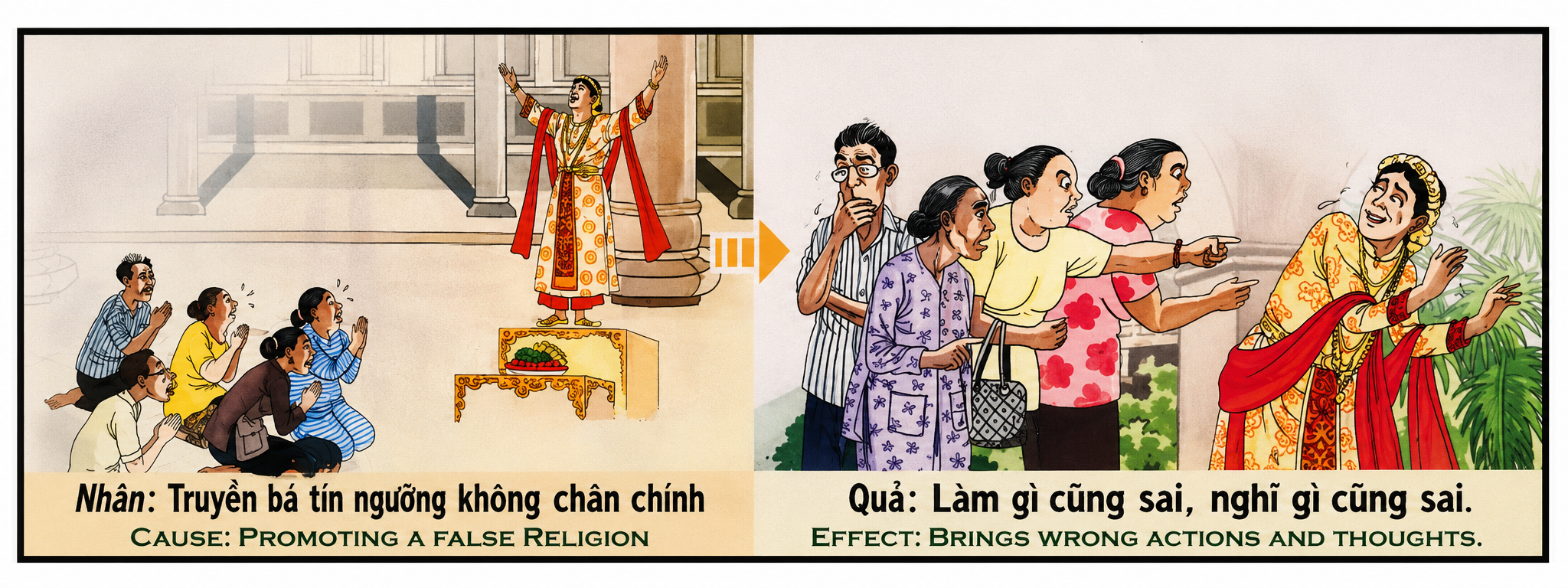 Tranh Nhân Quả Original