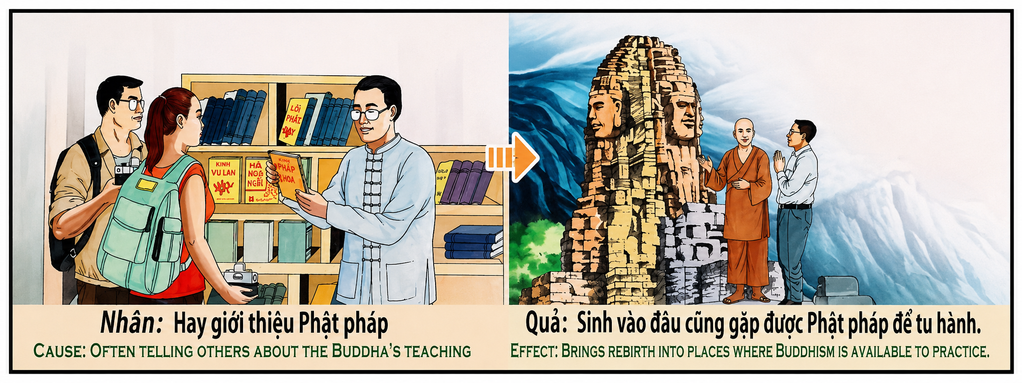 Tranh Nhân Quả Original