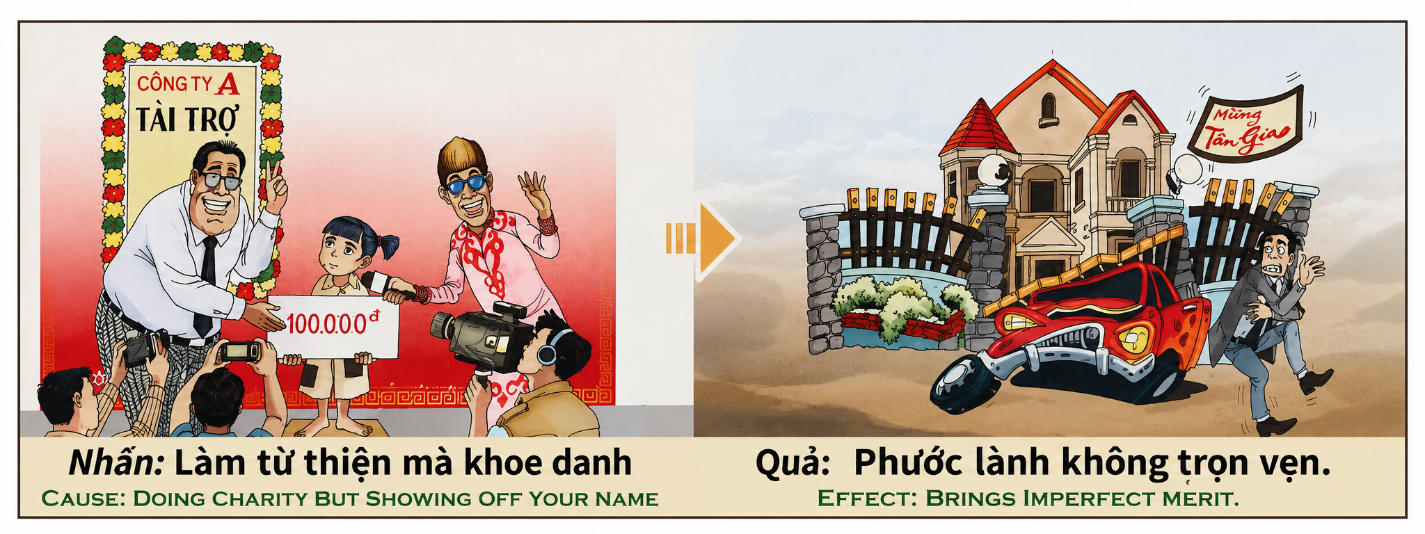 Tranh Nhân Quả Original